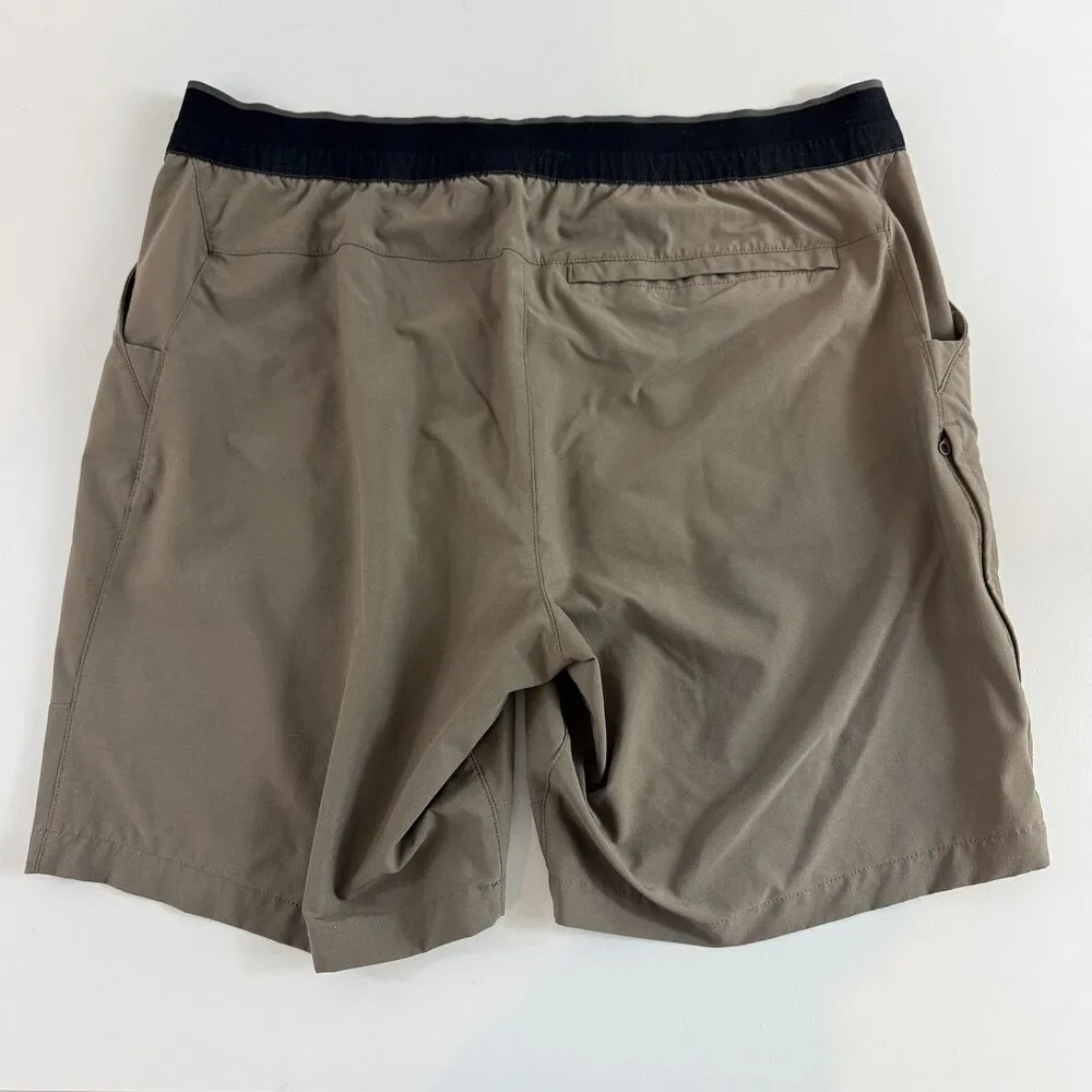 The North Face Men's Paramount Active Hiking Shorts Taupe - Size 38